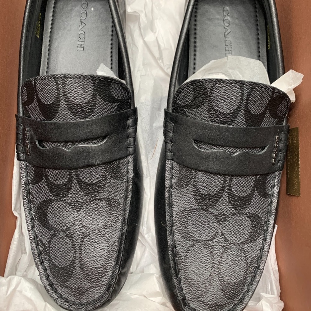 Brand new coach men’s shoes loafers